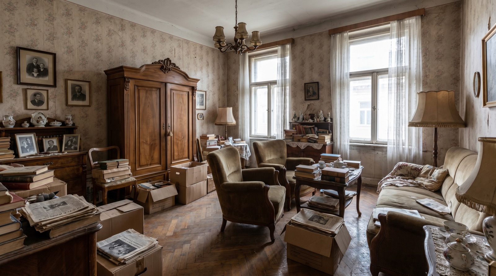 Räumung eines vollgestellten Raums